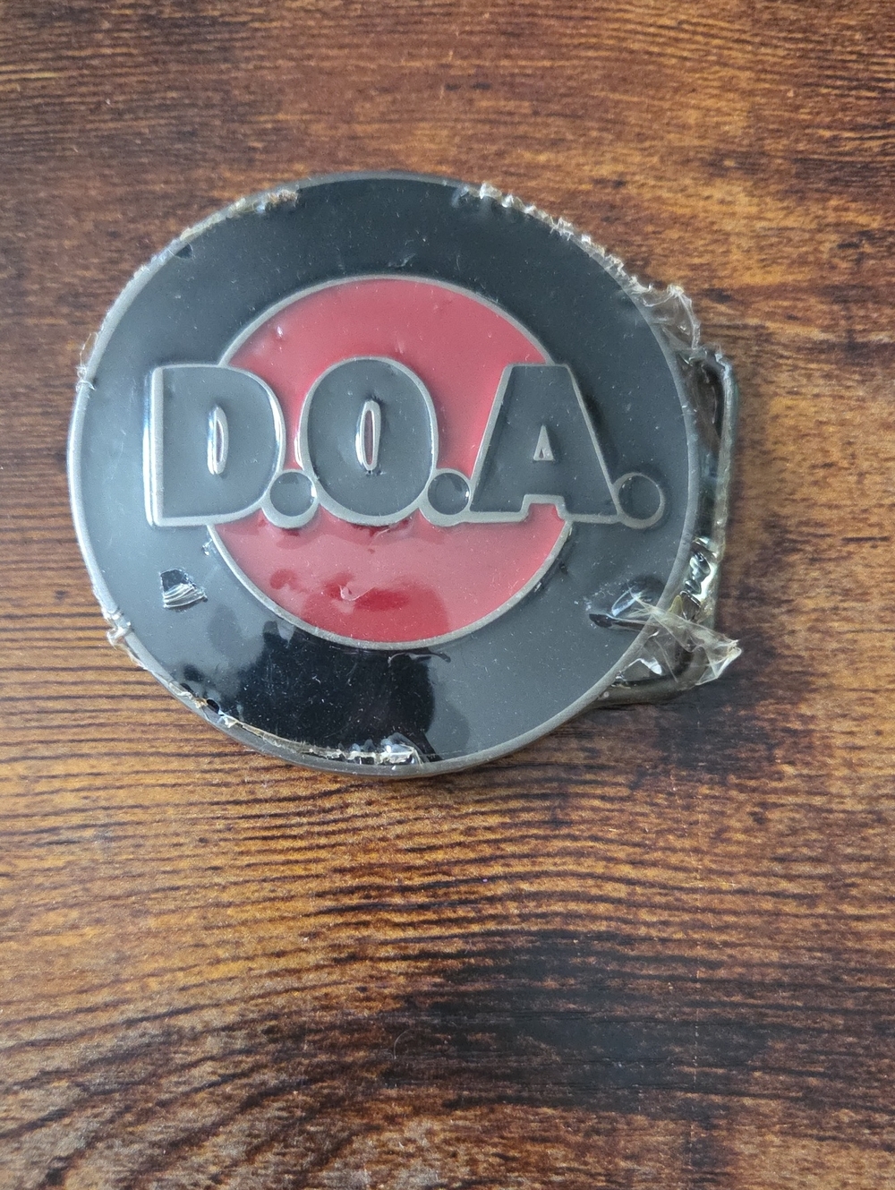 D.O.A. Band Logo Belt Buckle (Still In Wrapper)